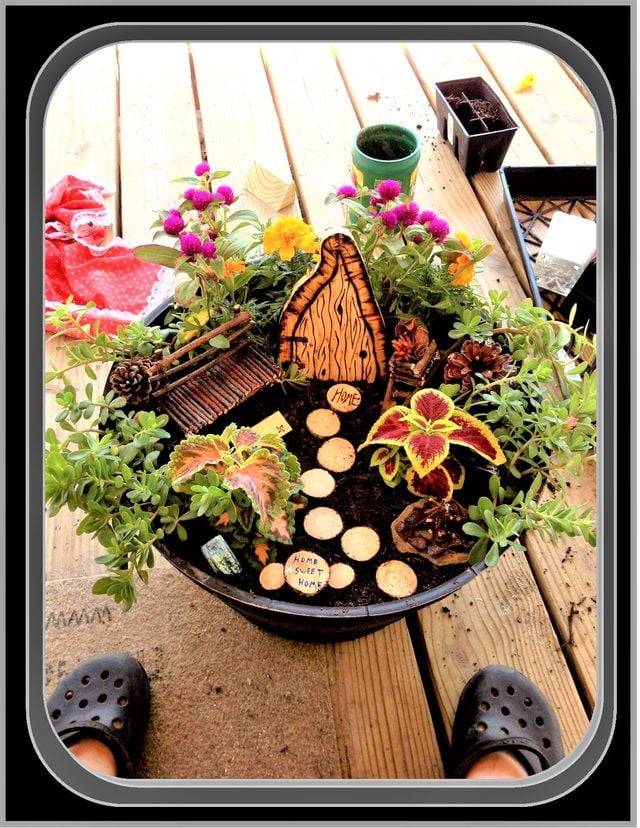 Fairy Garden Kit, Fairy  Garden, Garden Decorations, Childs Garden,Summer Fun