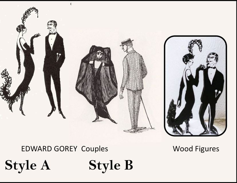 Edward Gorey,Edward Gorey Lovers Gift,Edward Gorey Collectibles, Edward Gorey Art