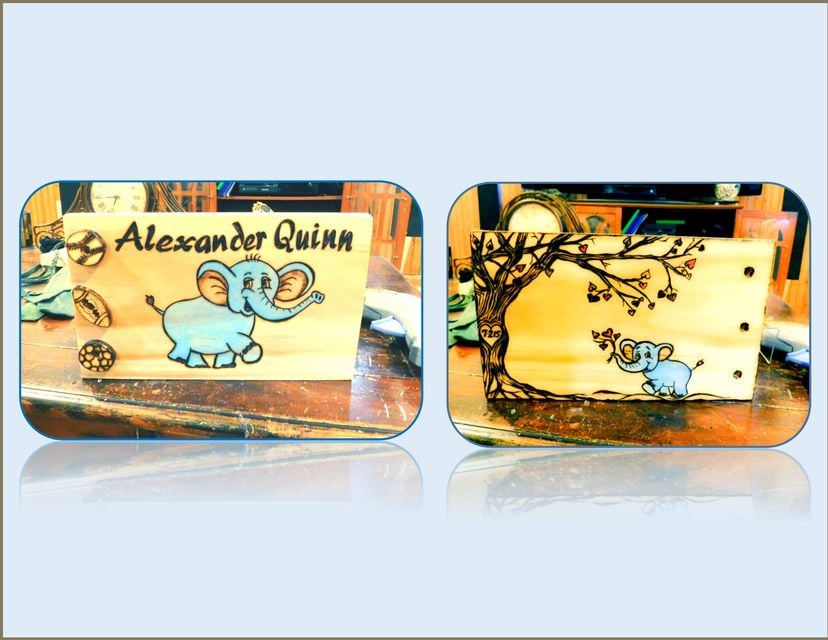Baby Book,Photo Album,Wood Journal,Wood Book,Wedding Guest Book,Wood Anniversary Gift