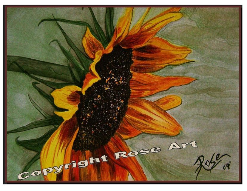 Sunflower Art,Original Watercolor Art,Sunflower Lovers Gift,Sunflowers, Custom Art, Nature Art