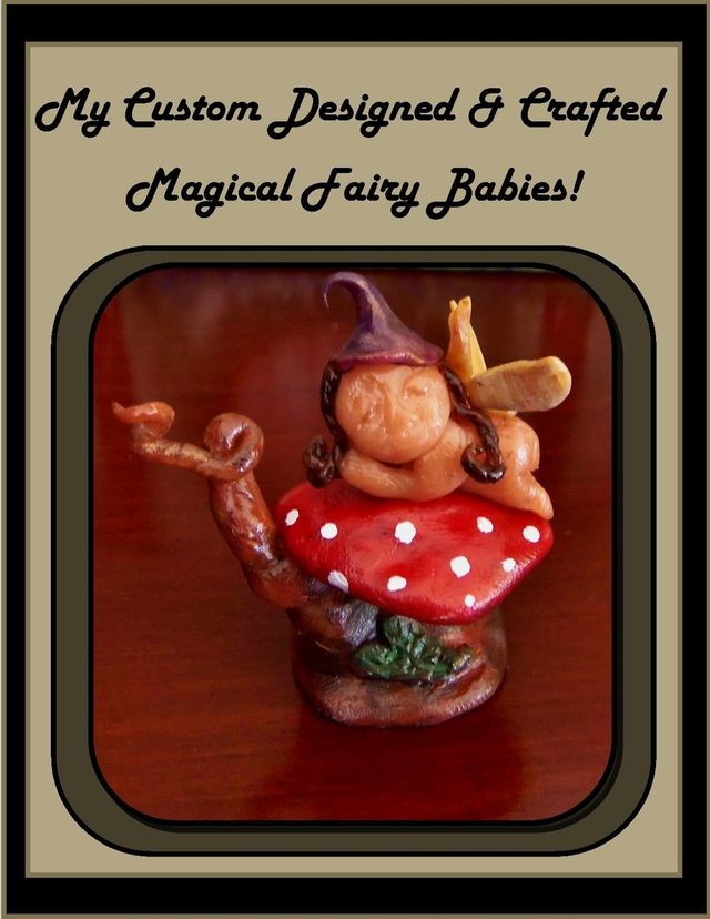 Mushroom, Fairy Baby, Fairies, Fairy Babies, Garden Accessories