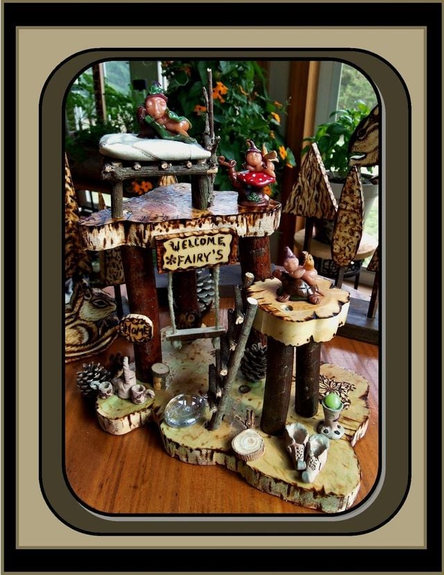 Fiary Tree House, Fairy House, Child Fantasy, Fairy Kits