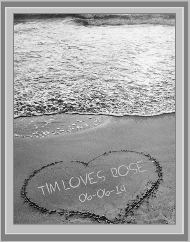 Anniversary Gift,Beach Art,Newlywed Gift, Couples Gift, Boyfriend Gift,Wedding Gift Ideas