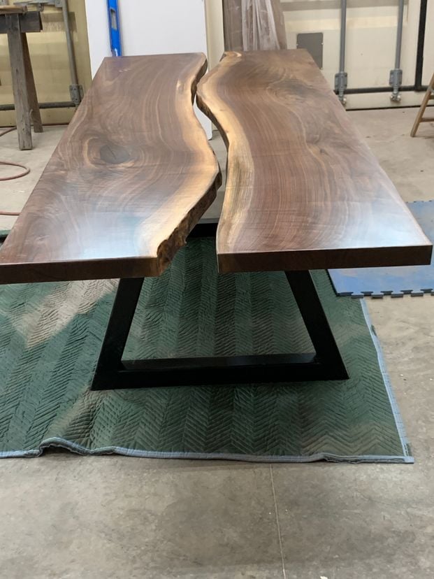 Walnut Live Edge Canyon Table