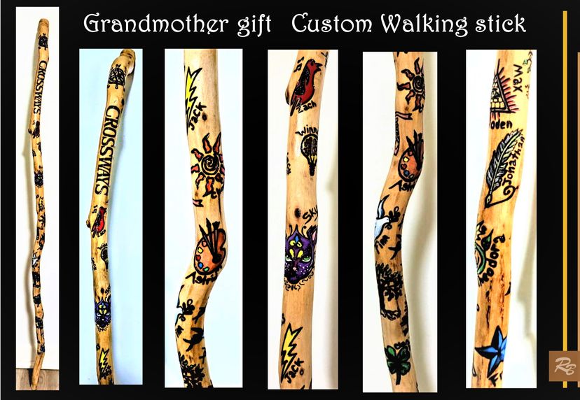 Grandmother Gift, Walking Stick, Family Heirloom