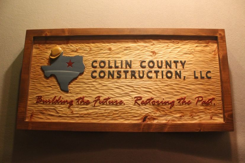 Custom Carved Construction Signs By Lazy River Studio