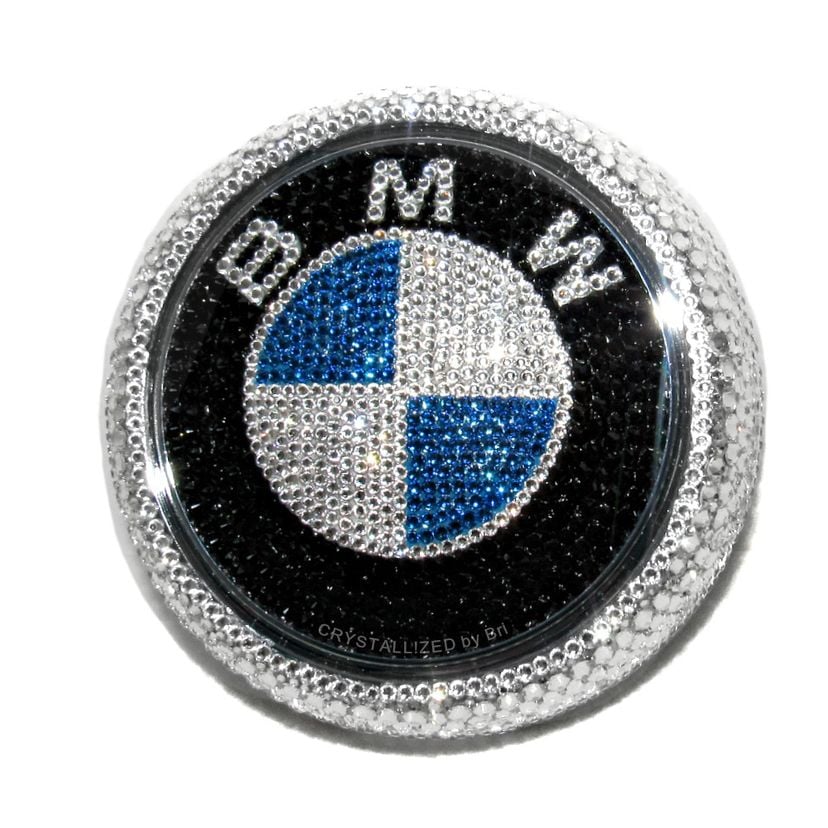 Bmw Crystallized Roundel Car Emblem Bling Genuine European Crystals Bedazzled