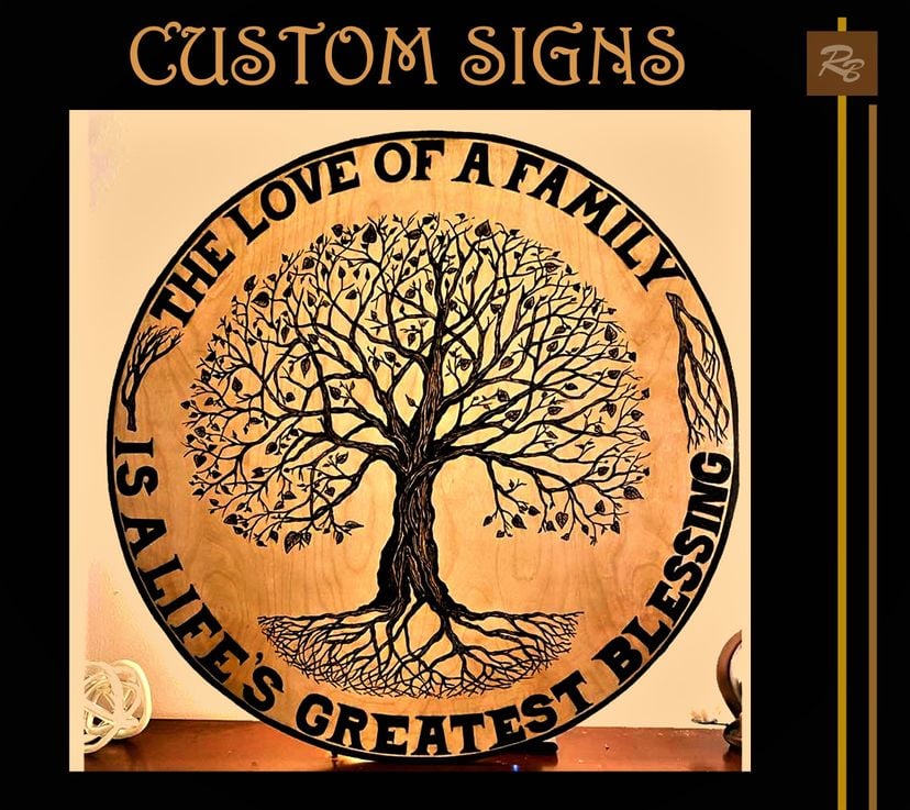 Custom Sign, Signs, Custom, Wood, Call 609 864-8210