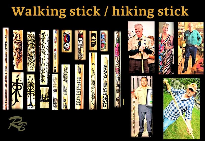Custom, Hiking sticks, Retirement Gift, Employee  Gift,  Personalized,  Walking Stick