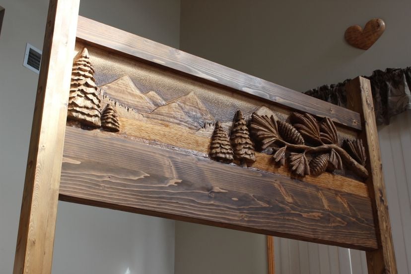 Custom Made Headboards, Carved Headboards, Rustic Headboards, Carved Beds