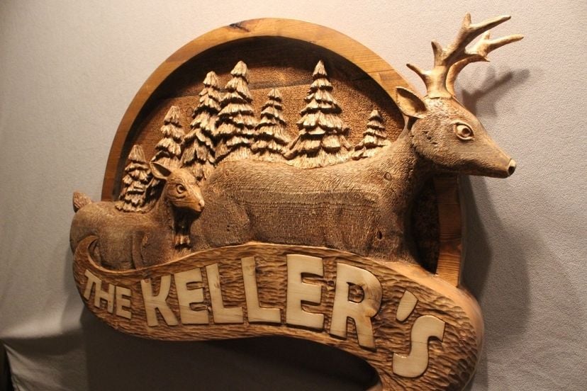 Deer Signs, Hunting Cabin Signs,Custom Wooden Signs, Retreat Signs, Rustic Signs, Personalized Wooden Signs