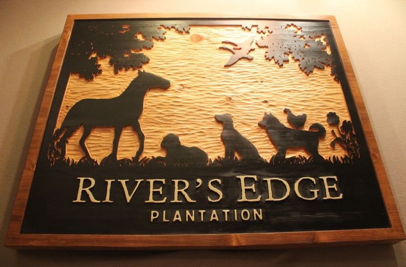 Farm Signs | Plantation Signs | Home Signs | Cabin Signs | Custom Wood Signs | Carved Signs