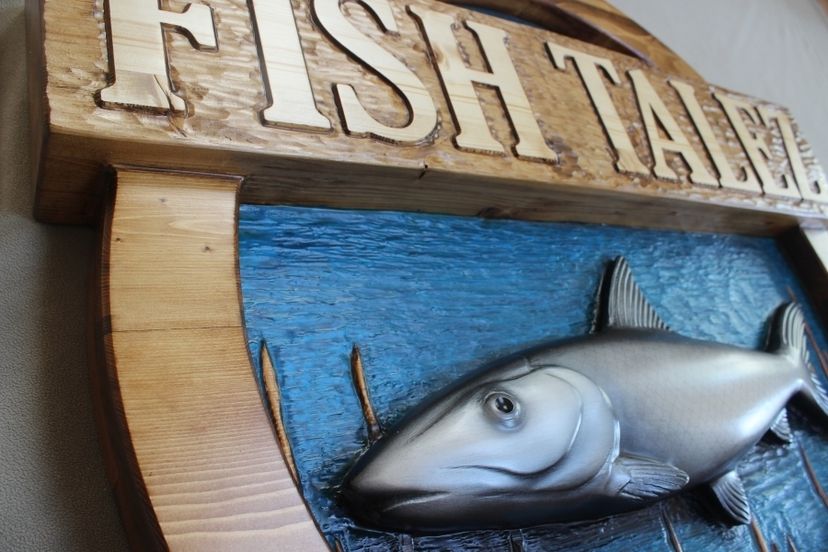 House Signs,Retreat Signs,Wooden Signs, Cottage Signs, Cabin Signs, Fish Signs, Fish Carving