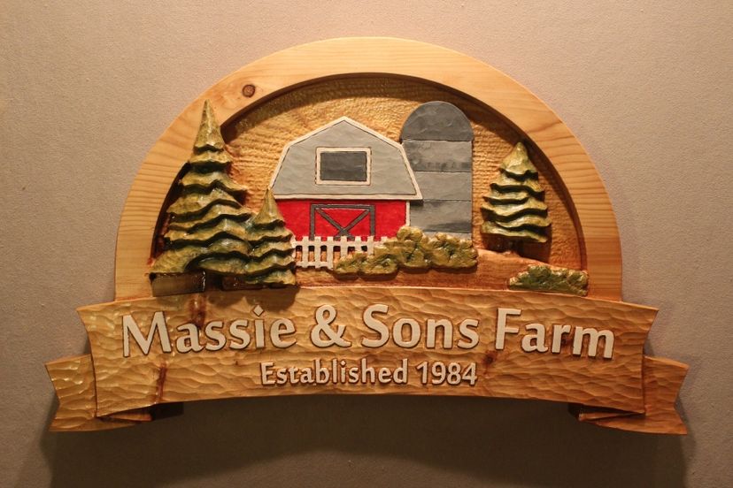 Farm Signs | Custom Farm Signs | Carved Farm Signs | Home Signs | Carved Wooden Signs | Farmer Signs