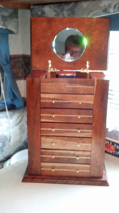 Jewelry Box, 6 Drawer