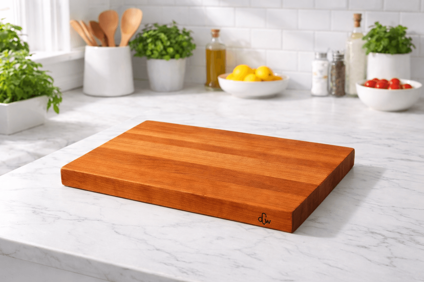 Handcrafted Chef's Cherry Wood Cutting Board