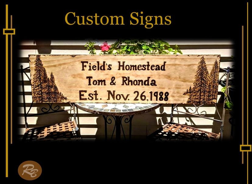 Family name sign, Five Year, Wood Anniversary Gift, Established Sign, Personalized,  Gifts, 
