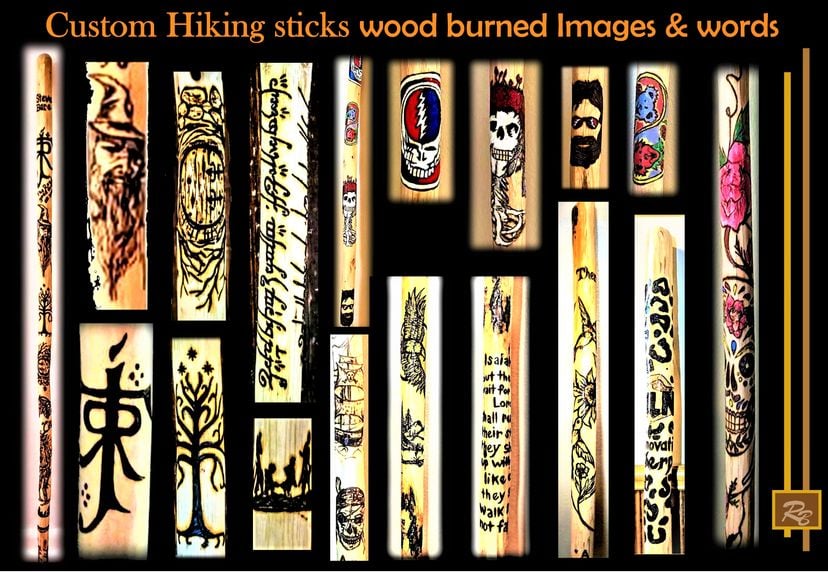 Retirement Gift,Employee Gift,Hiking Stick,Walking Stick,Wood Anniversary,Troop Leader Gift