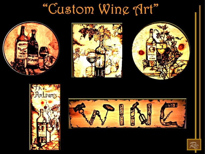 Wine Lovers Art,Wine And Grapes Art, Family Name Plaques, Family Art,Custom Wall Art