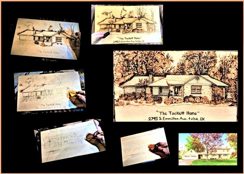 Artist Created - Hand Crafted - Plaques - Signs - Wood Burned - Wood Anniversary Gift