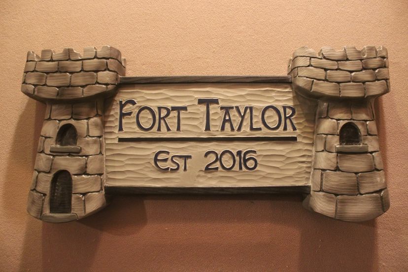 Castle Signs, Medieval Signs, Family Name Signs By Lazy River Studio