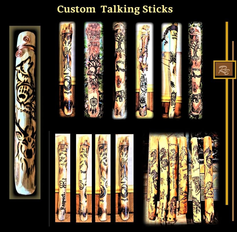 Talking Stick, Group Talk, Communication, Office Gift, Retirement Gift