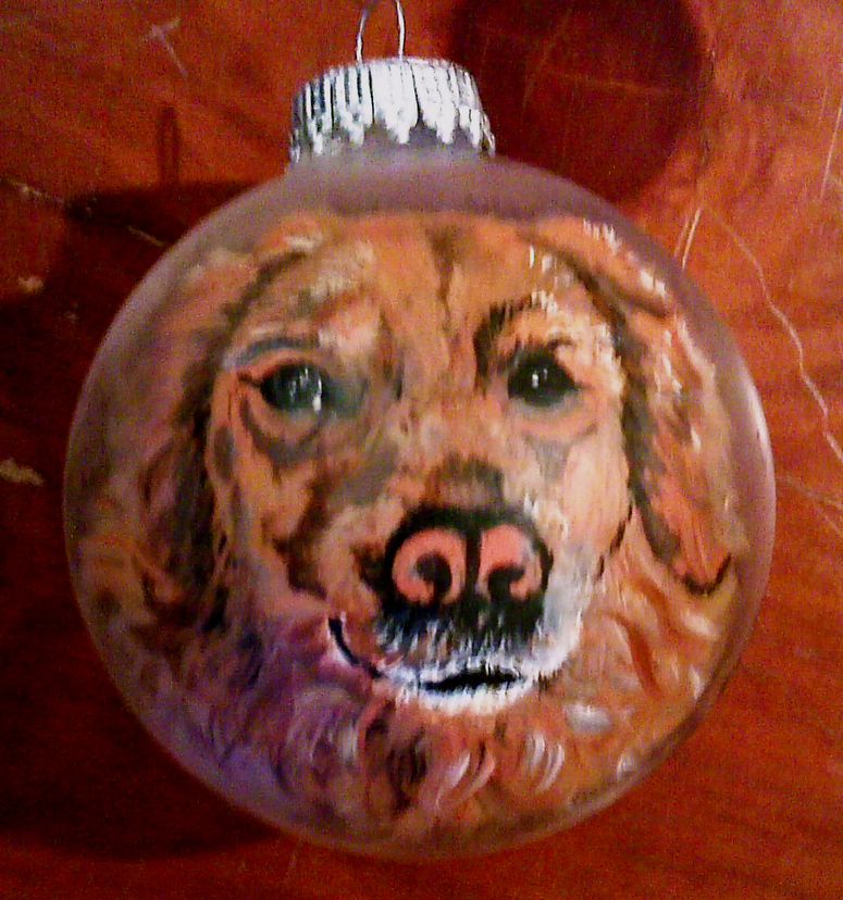 Hand Painted, Christmas Ornaments