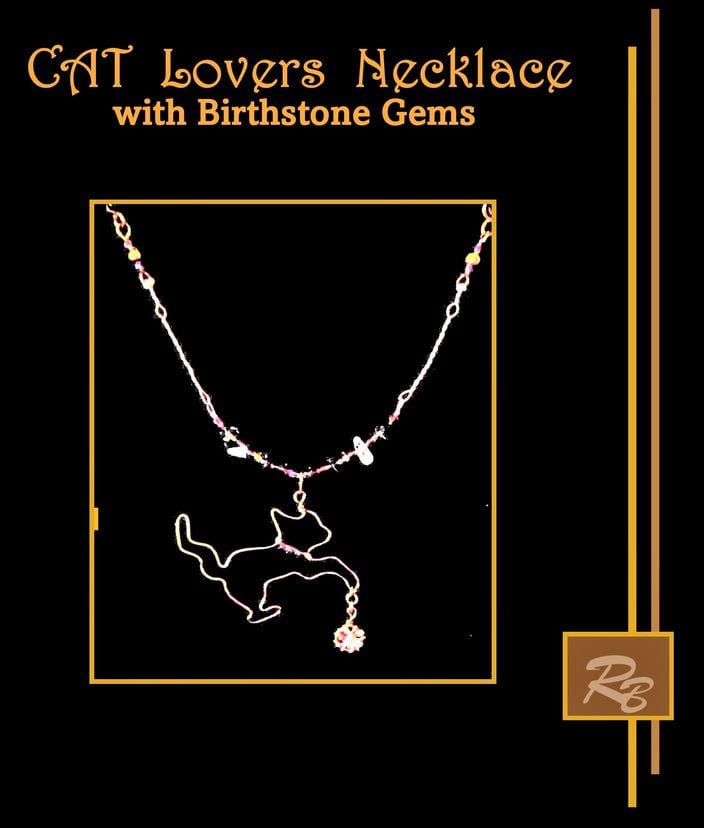 Cat Necklace, Cats, Gift, Cat Lovers