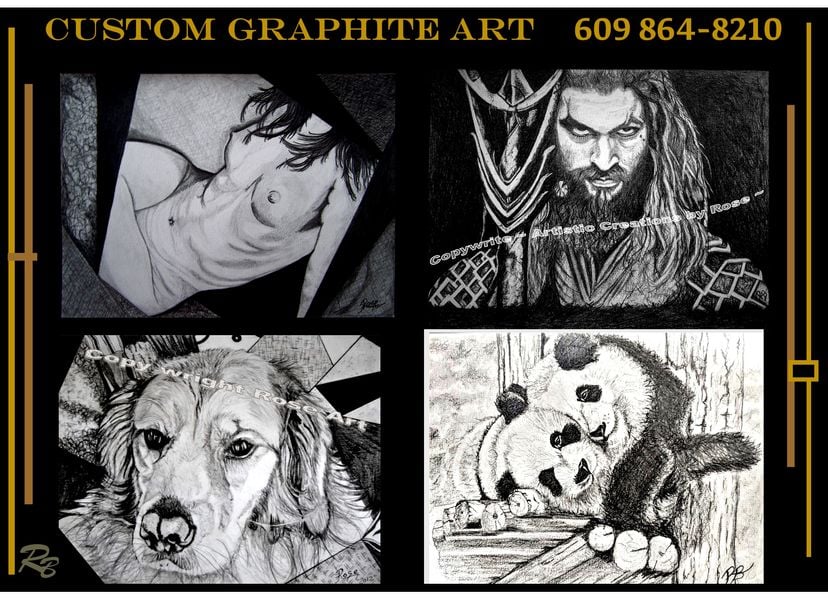 Celebrity Portraits, Artwork, Custom Art, Drawings, Any Image