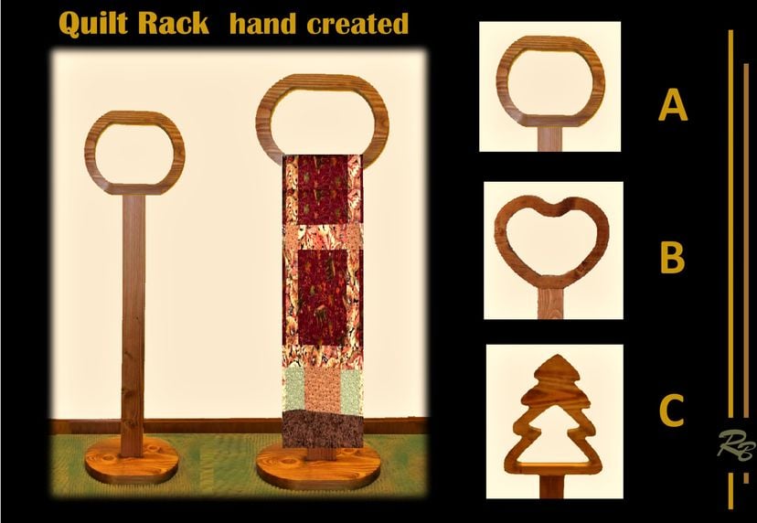Quilt Rack, Quilt Holder, Quilt Stand, Hand Created, Custom