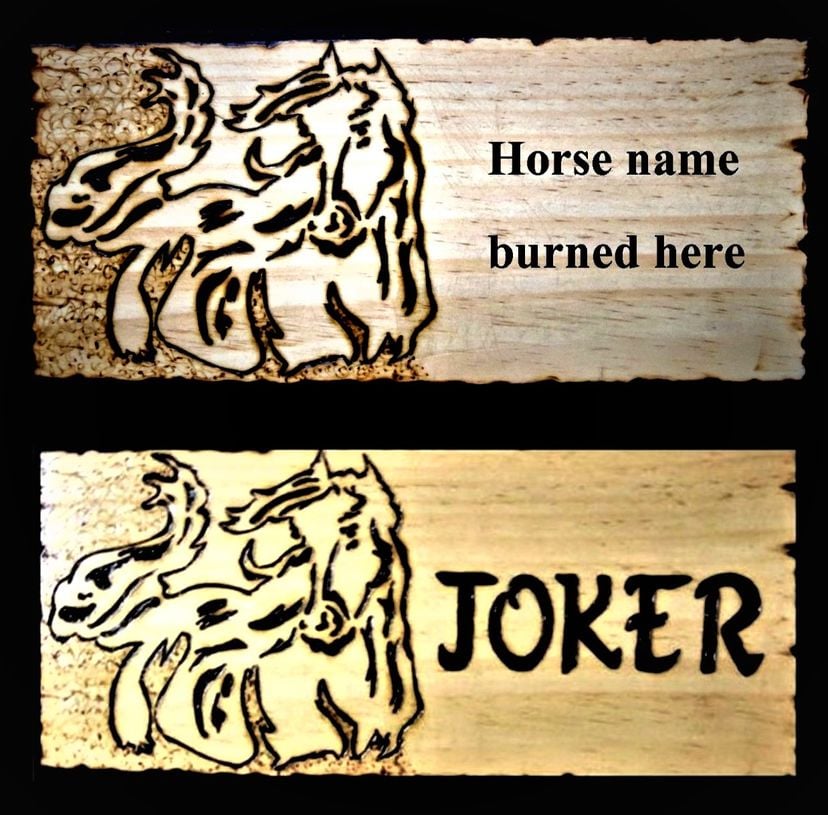 Horse Stall Sign, Custom  Signs, Custom, Wood, Personalized, Hand Created,
