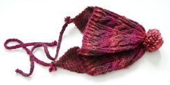 Woman's Cabled Hat With Earflaps 1 small