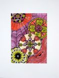 Fine Art Print Chakras Orange Yellow Magenta 5"X7" Reproduction 1 small