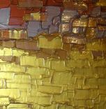 Abstract Gold Art, Original Painting, Metallic Textured Paintings, By Lafferty - 18 X 48 5 small