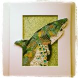 Seed Bead Embroidered Shark
