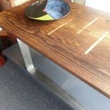 Coffee Table With Maple Inlays 1 small