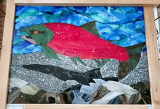 Naturalistic Stained Glass Holiday Gift - Totem 5 small