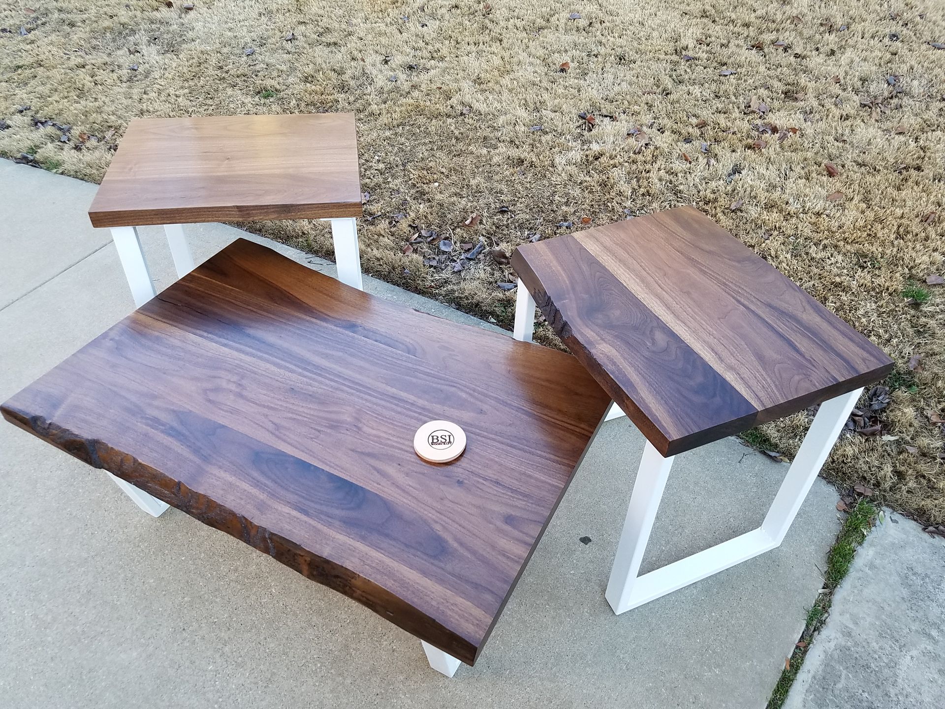 Live Edge Walnut Living Room Tables
