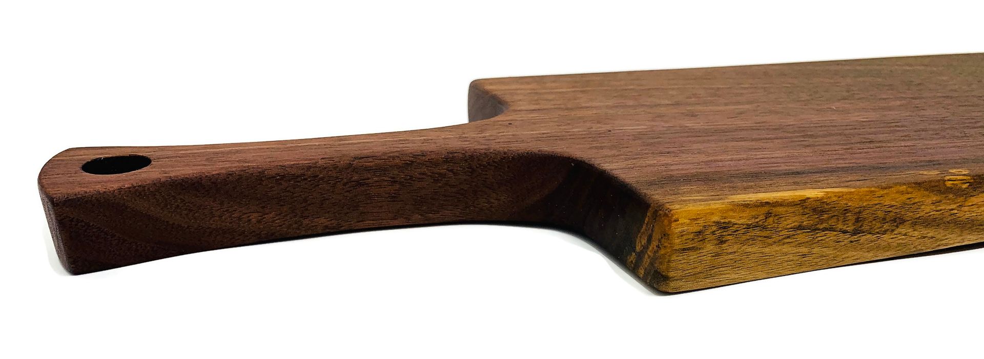 Paddle Style Wood Cutting Board With Handle 4