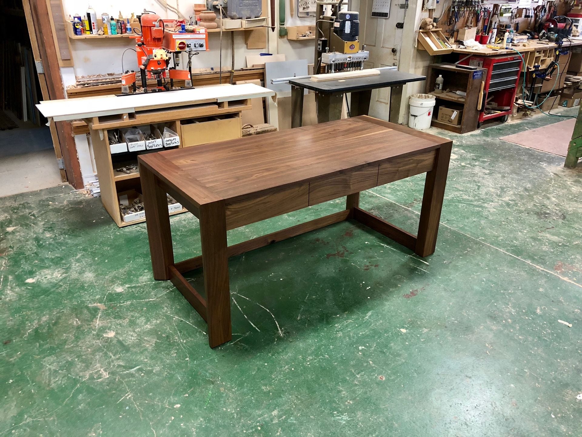 Modern Walnut Desk 5