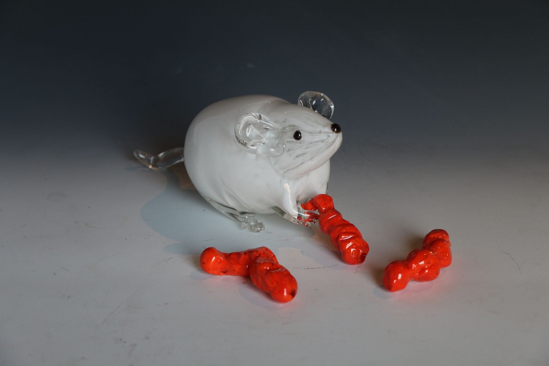 Glass Hand Blown Lab Rat 5