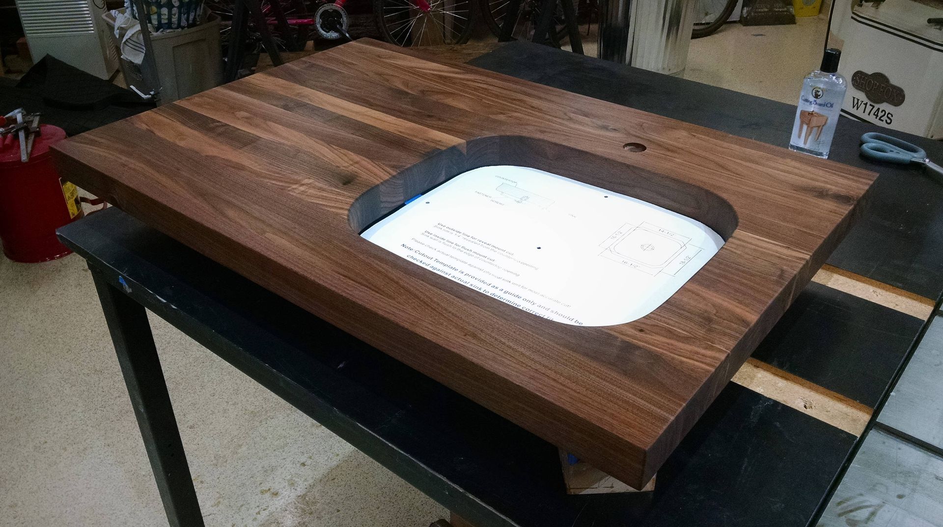 Walnut Butcher Block Table Top 3