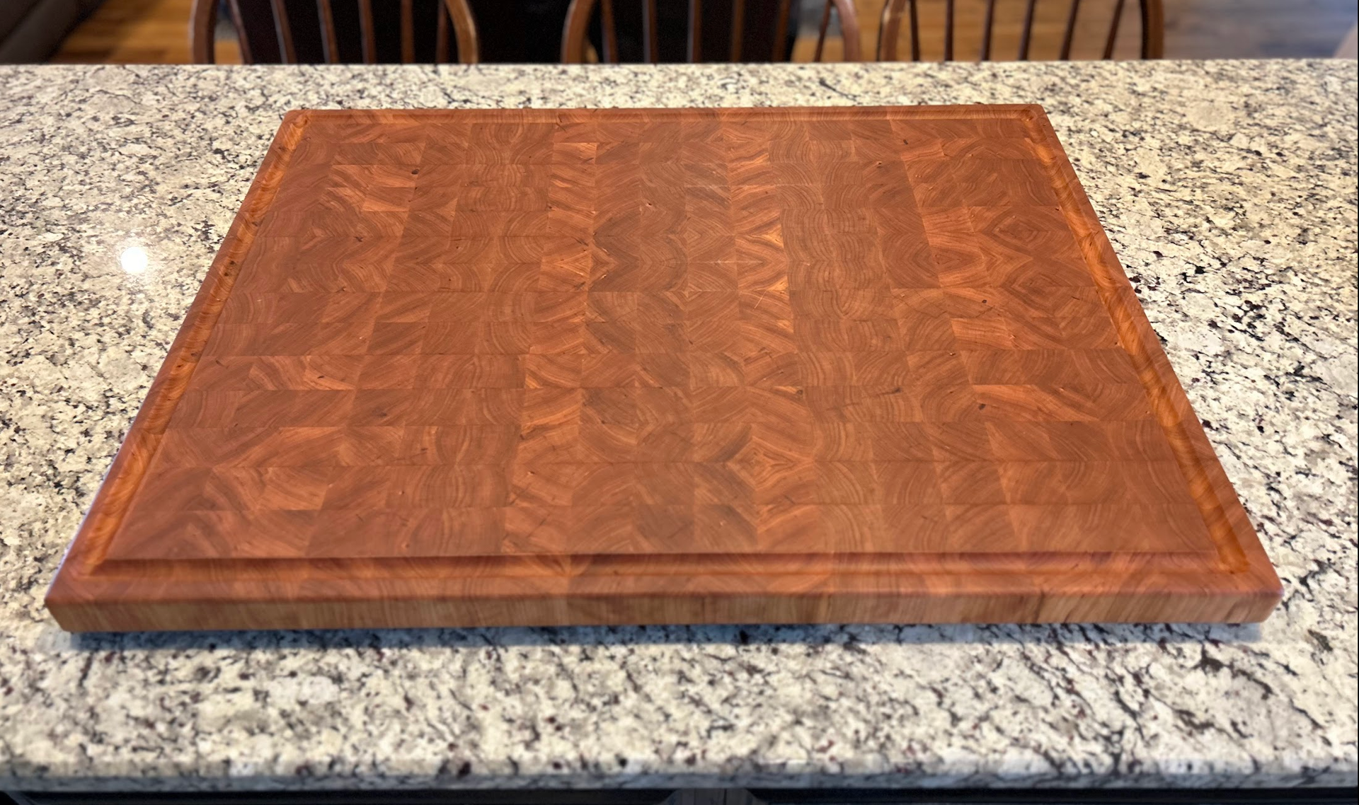 End Grain Cherry Island Top 3 