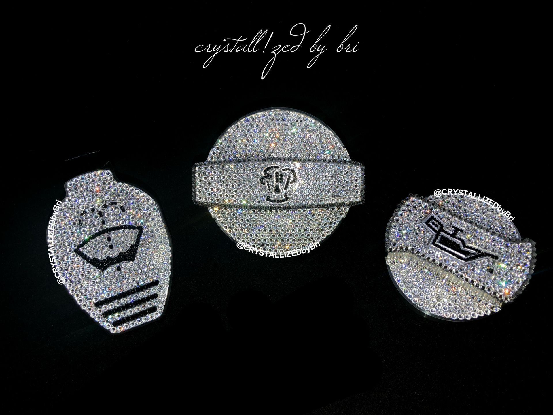 Coolant Cap Crystallized Car Engine Bling Genuine European Crystals Bedazzled 2
