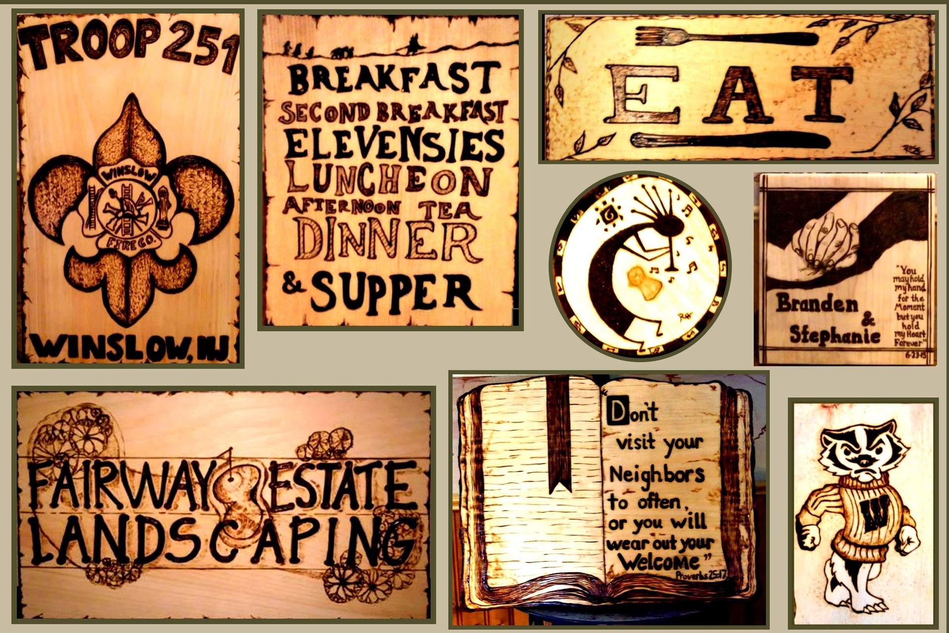 Signs,House, Number, Address,Wood Burned,Plaque,Rustic,Quote,Custom,Art,Quote Art 5