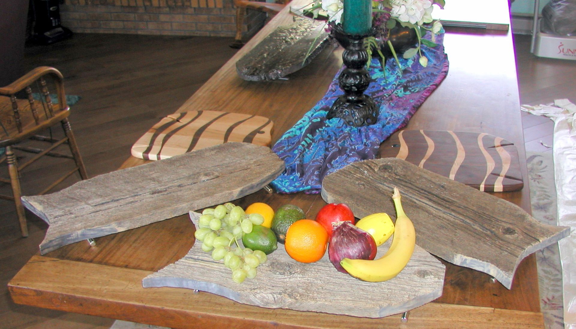 Barn Wood Display Tray 2