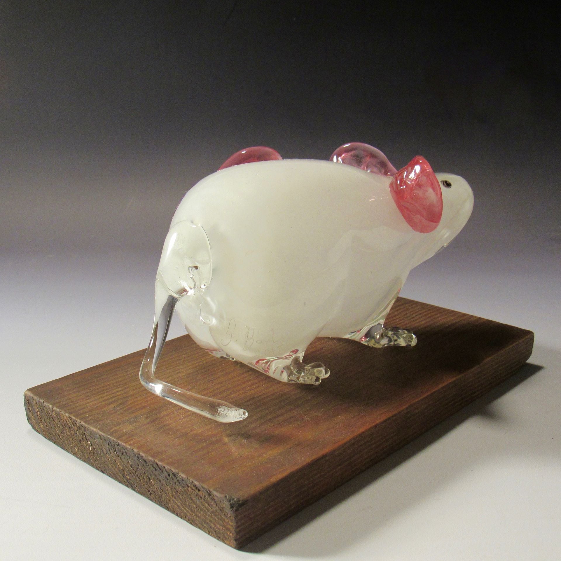 Glass Hand Blown Lab Rat 3