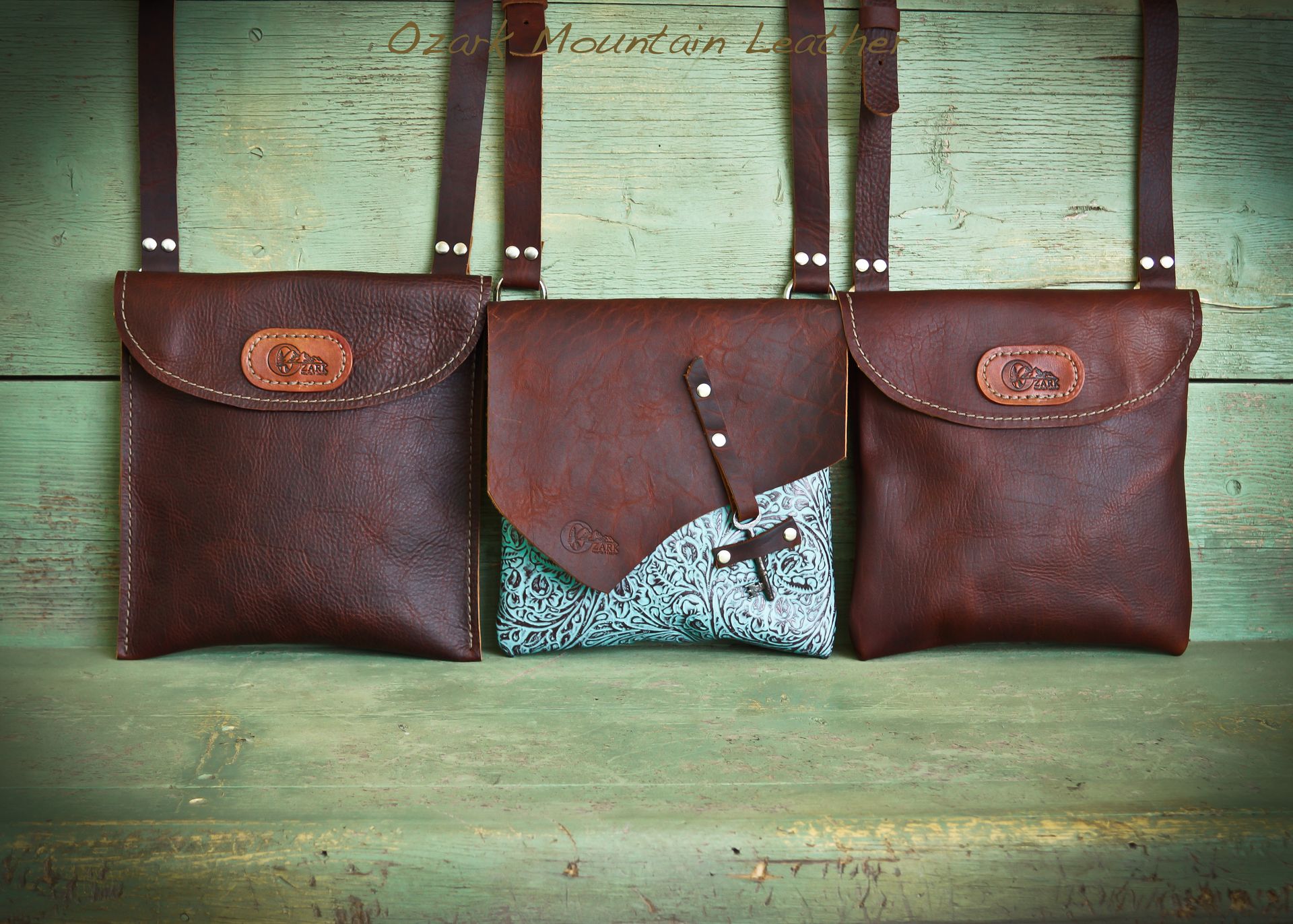 Bison Leather Cross Body Bag 6