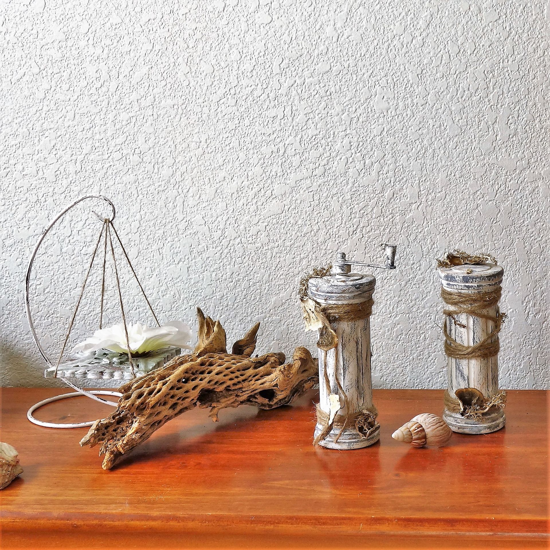 Rustic Coastal Decor Seaside Pier Posts Ocean Theme Decor 2 