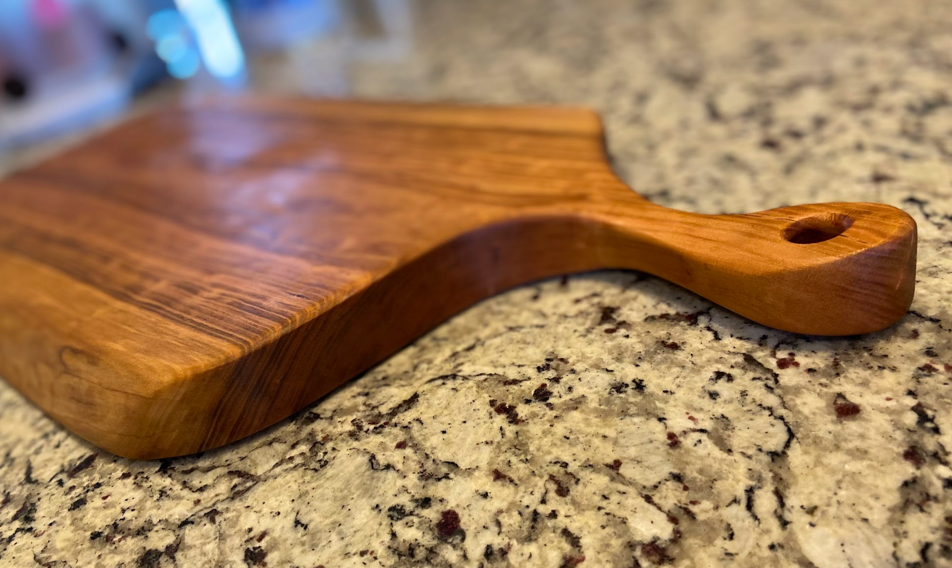 Live Edge Cherry Cutting Board 1